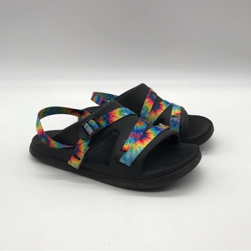 Chaco Z/1 Classic Tie Dye Rainbow‎ Kids Sandals Juniors Size 6